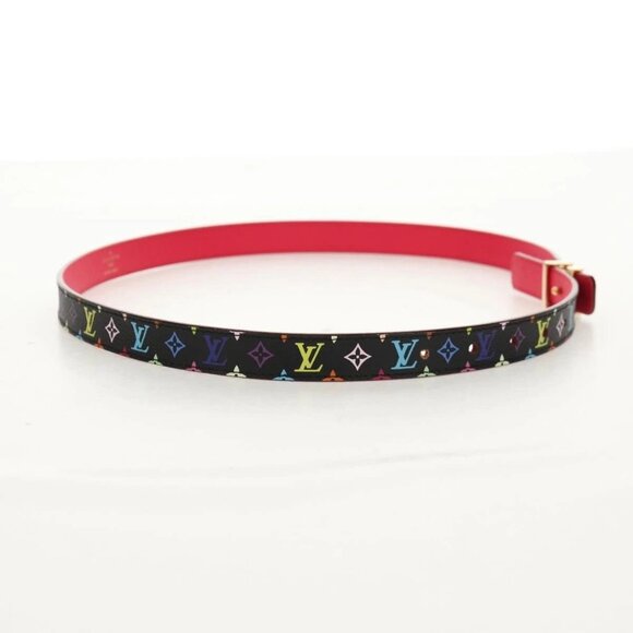 LOUIS VUITTON Multicolor Ceinture LV Printed Initials Belt